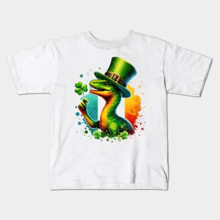 Lucky saurus. Kids T-Shirt